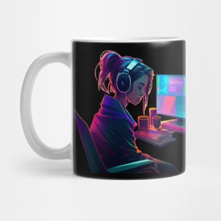 Anime Girl - Lofi Music Mug